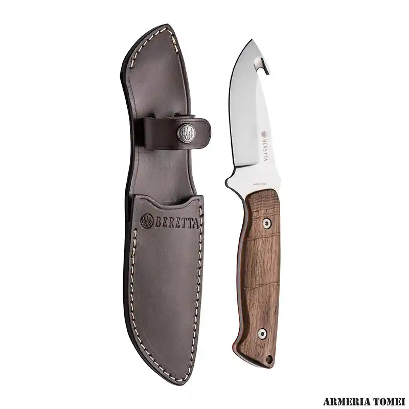 COLTELLO - BERETTA - CHAMOIS FIXED BLADE KNIFE BROWN & ORANGE