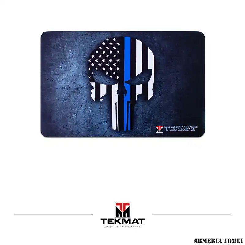 TEKMAT - TAPPETINO PULIZIA PUNISHER BLUE LINE POLICE 28X43 cm