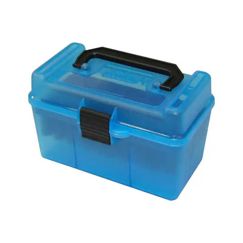 MTM CASE GUARD - DELUXE AMMO BOX 50 Round Handle 22-250 243 308