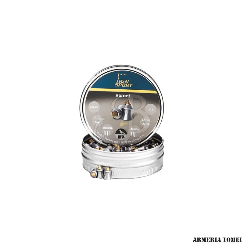 PALLINI ARIA COMPRESSA - H&N DIABOLO HORNET 5.5MM CONF. 200 PZ.
