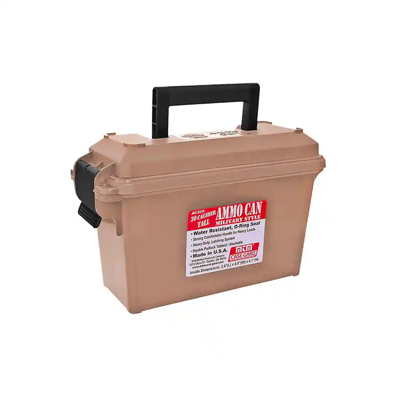 MTM CASE GUARD - AC30T- AMMO CAN MILITARY STYLE 3.4 "(L)x8.9 "(W)x6.1 "(H) Dark Earth