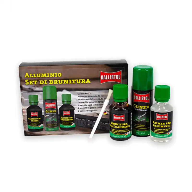 BALLISTOL - KIT BRUNITORE ALLUMINIO