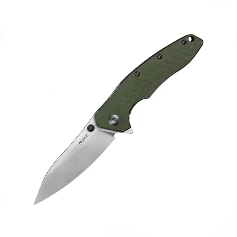 COLTELLO - RUIKE - P841-L Folding Pocket Knives Black & Green