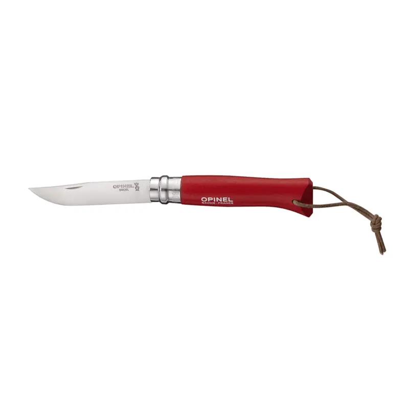 COLTELLO - OPINEL - N°08 INOX BAROUDEUR "ROUGE "