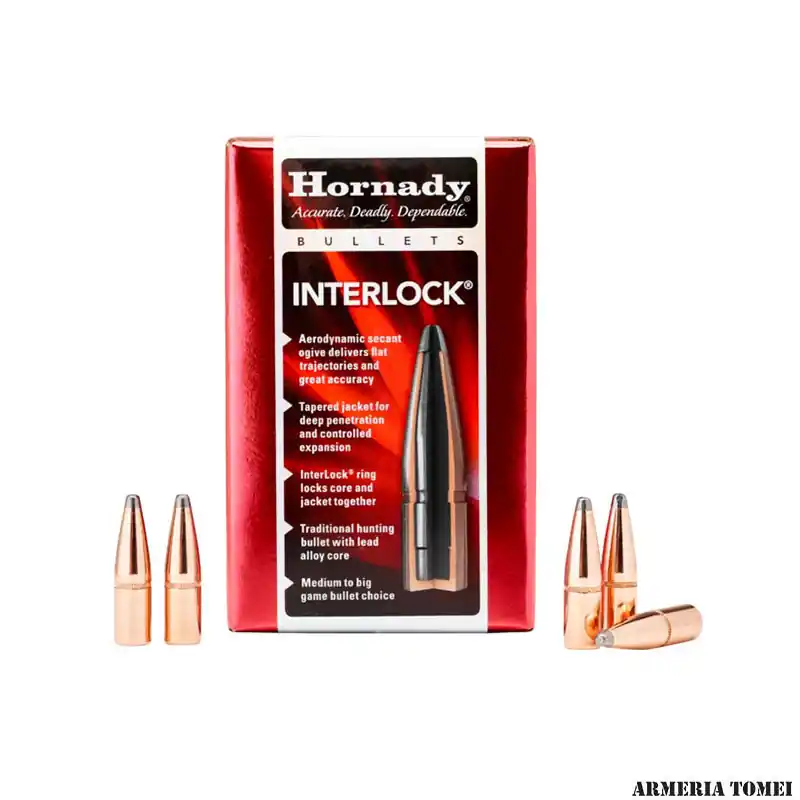 PALLE DA RICARICA - HORNADY - 7mm .284 139 gr InterLock® BTSP - 2825 (100 PZ)