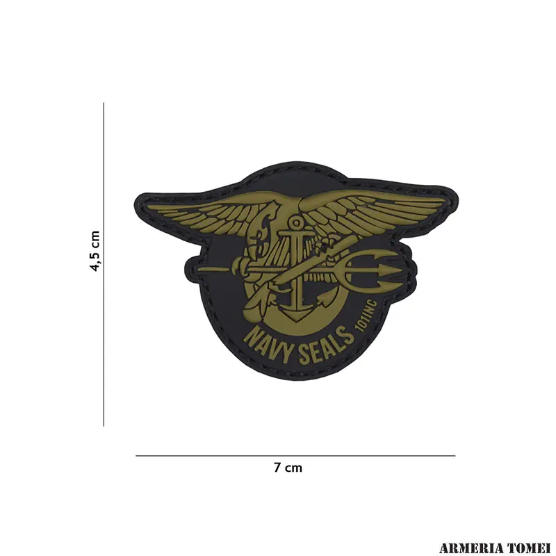 PATCH - 3D PVC NAVY SEALS VERDE 18021