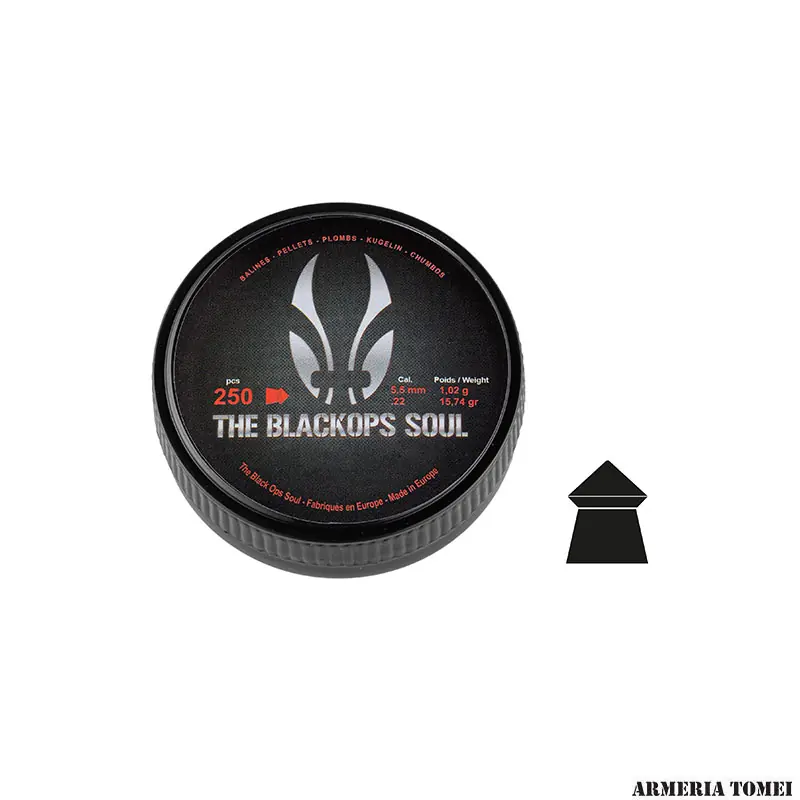 BLACKOPS - SOUL 5,5mm (.22) 1,02g / 15,74gr (250pz)