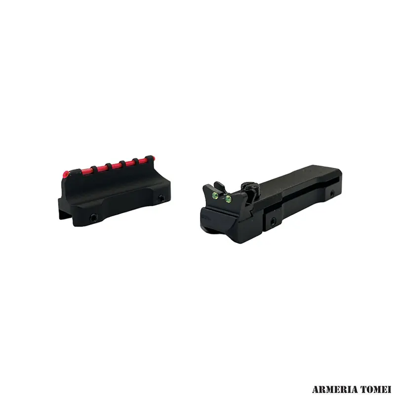 LPA SIGHT - BSS19 SET DI MIRA REGOLABILE IN FIBRA OTTICA PER BINDELLE 6,7,8 mm