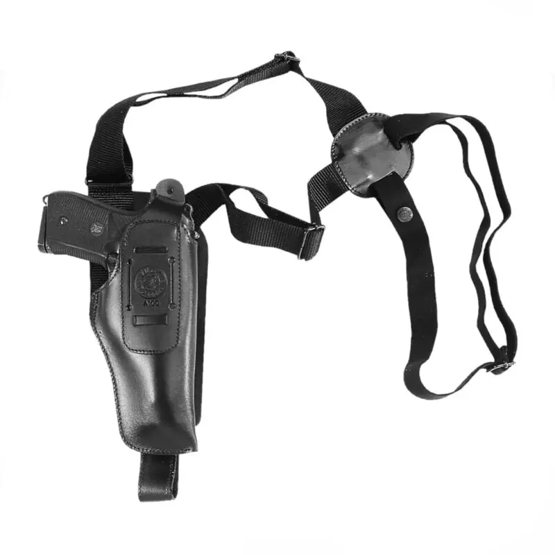 VEGA HOLSTER - FONDINA IN PELLE MULTIUSO ASCELLARE VERTICALE E DA CINTURA PER MEDIUM AUTO AS BERETTA 84