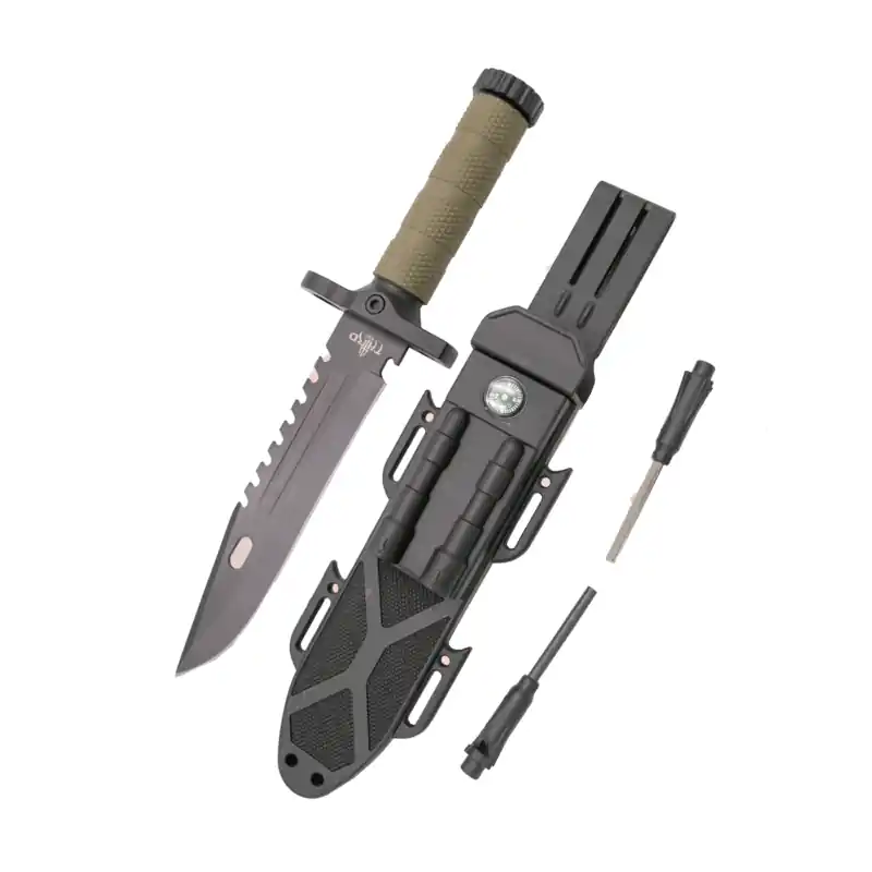 COLTELLO - THIRD - 11113GN SURVIVAL Nero/Verde