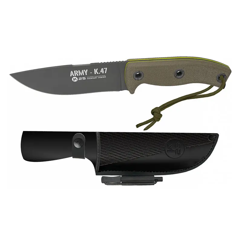COLTELLO - K25 ARMY - K.47 TITANIUM COATED LAMA 13CM