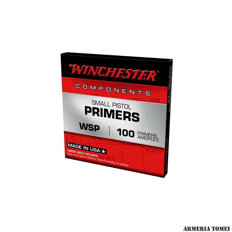 WINCHESTER - INNESCHI - SMALL PISTOL PRIMERS WSP
