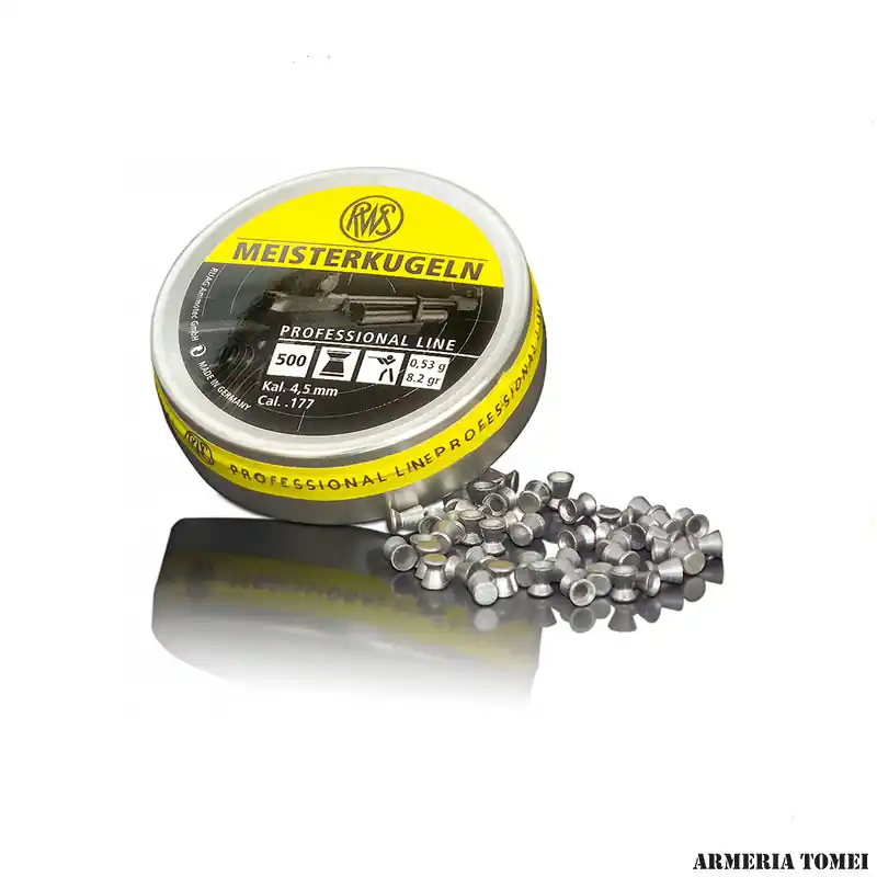 RWS - MEISTERKUGELN PROFESSIONAL LINE 4,5mm (.177) 0,53g 8,2gr (500pz)