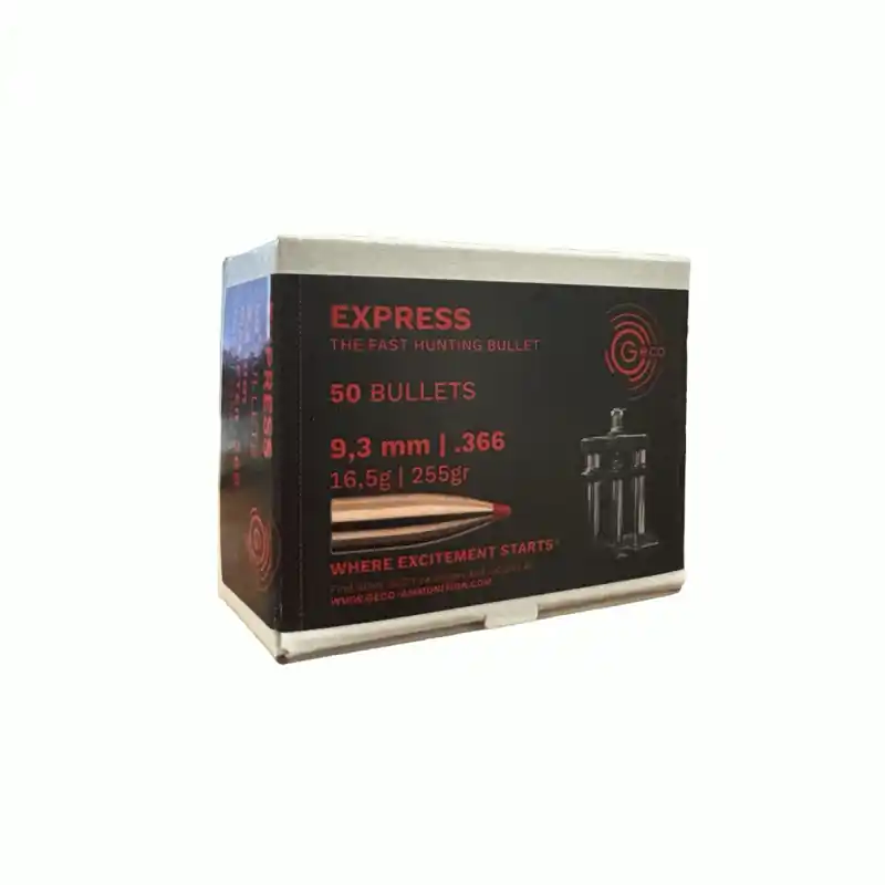 PALLE DA RICARICA - GECO - EXPRESS 9,3mm .366 16,5g 255gr (50pz)