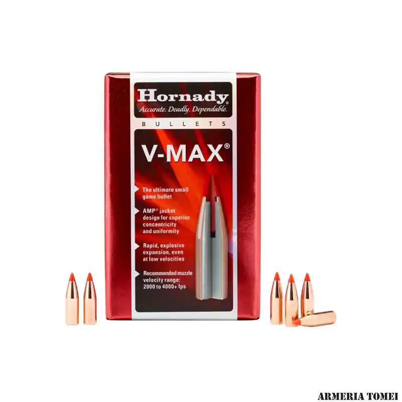 PALLE DA RICARICA - HORNADY - 22 Cal .224 55 gr V-MAX® (100pz)