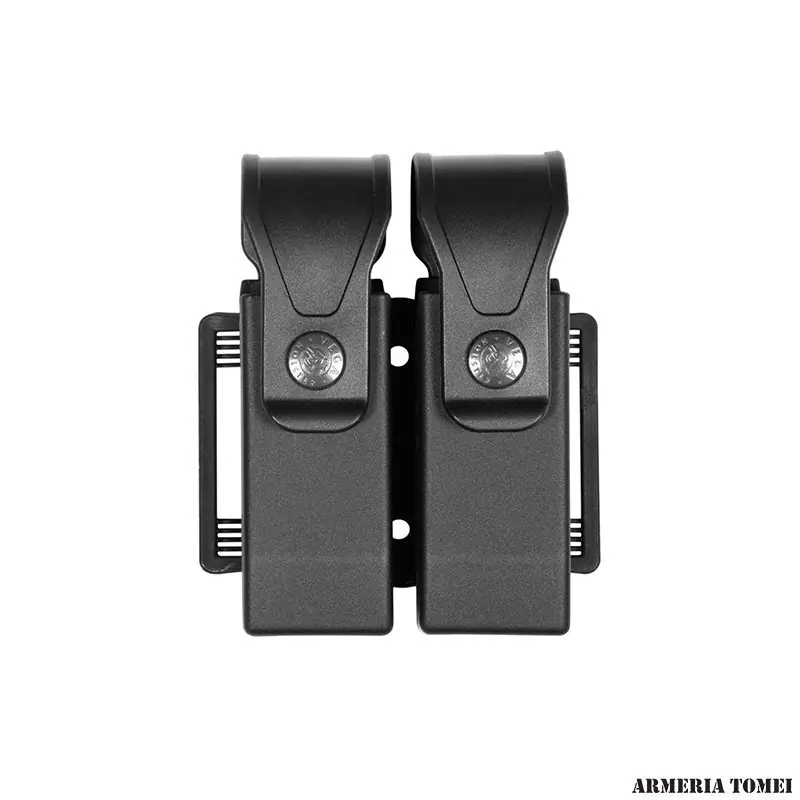 VEGA HOLSTER - DOPPIO PORTACARICATORE BIFILARE POLIMERO NERO