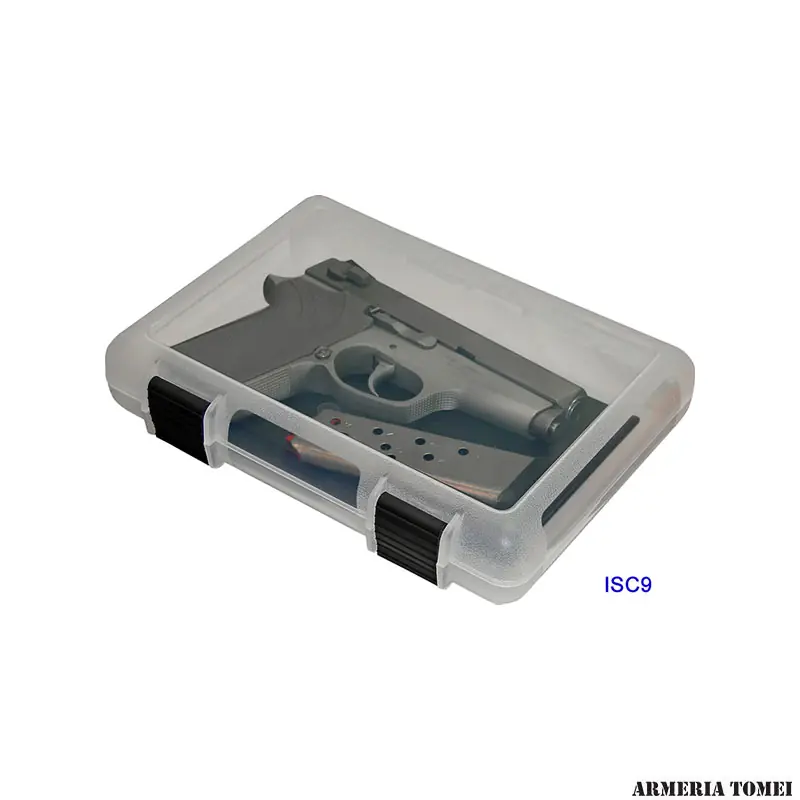 MTM CASE GUARD - ISC9 CASSETTA PORTA PISTOLE 9 " CLEAR