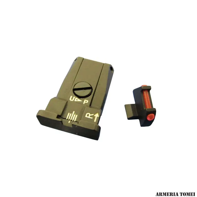 BERETTA - SET MIRA REGOLABILE E MIRINO FIBRA OTTICA 98A1 - 96A1