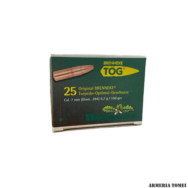 BRENNEKE - TAG CAL. 7mm .284 Diam. 9,7g/150grs (25 PZ) -53 04 36 (842789)