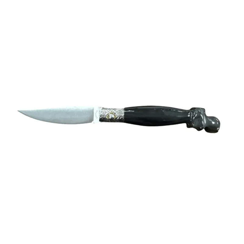 COLTELLO - TROFEO CANE MONNI CORNO T.BULINATA 17cm 62/TB