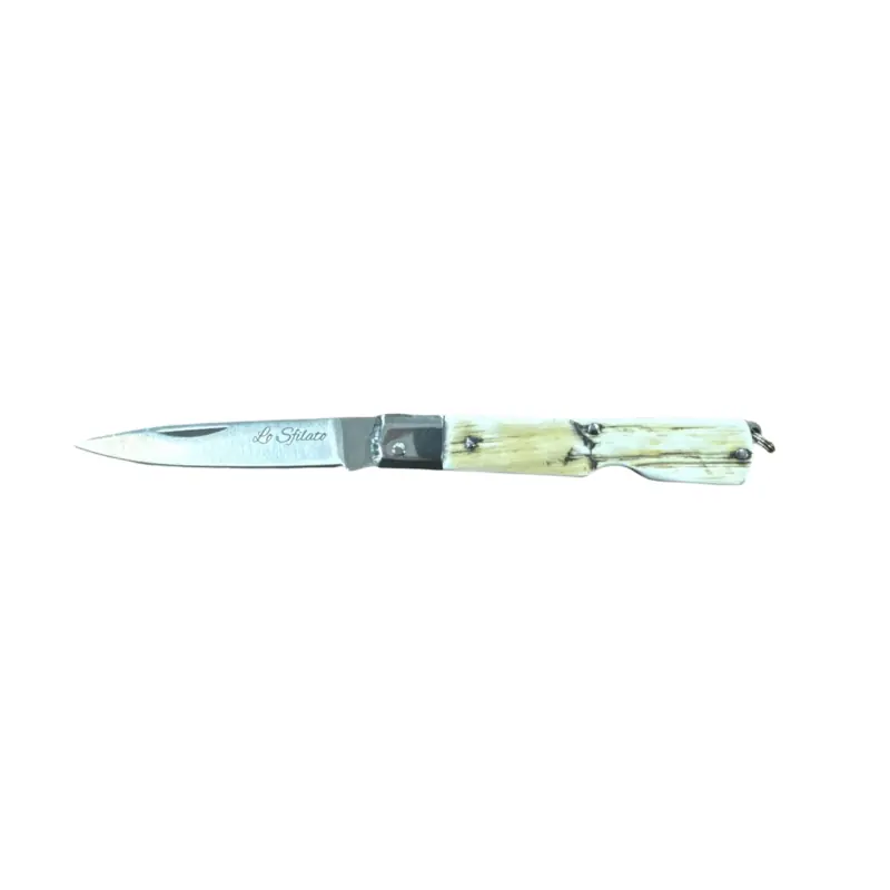 COLTELLO - LO SFILATO TAGLIASIGARI CORNO GREZZO 17cm