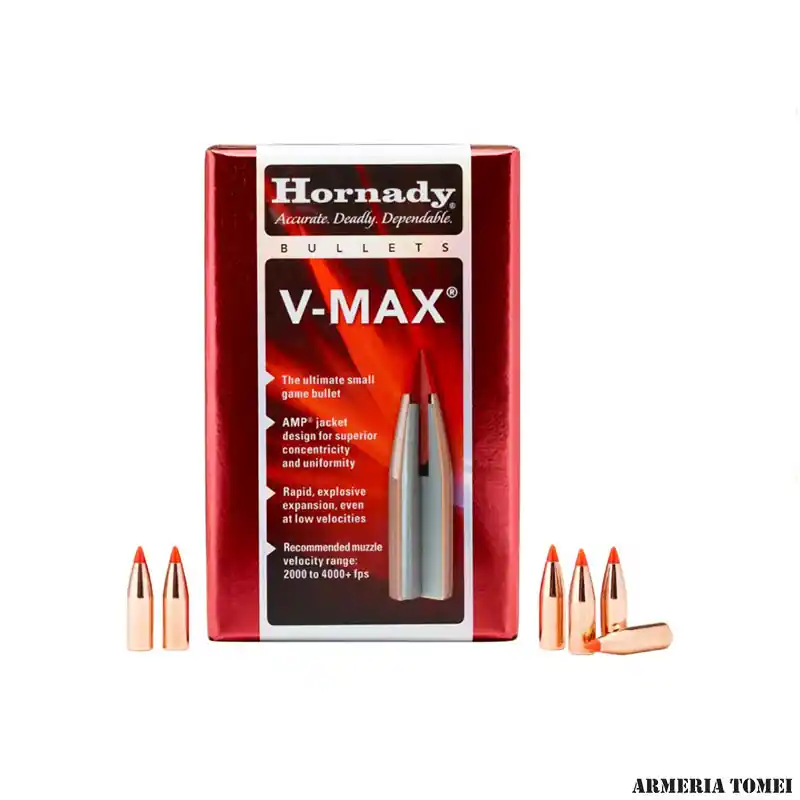 HORNADY - PALLE - 6MM .243 " 65GR V-MAX (100PZ) -22415