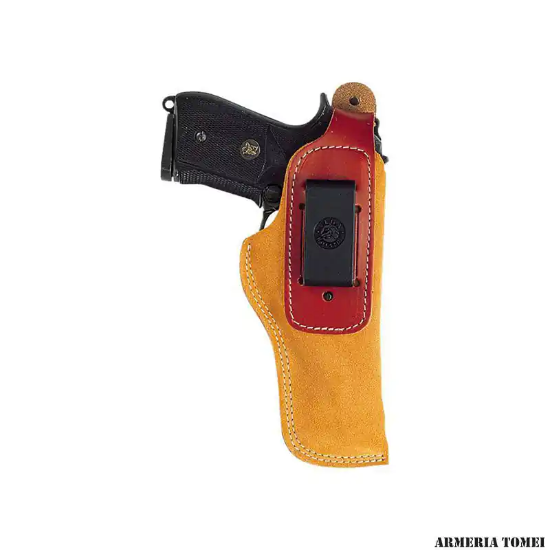 VEGA HOLSTER - FONDINA INTERNA/ESTERNA/AMBIDESTRA IN PELLE SCAMOSCIATA USP. COMP. PER BERETTA PX4, GLOCK 19/23