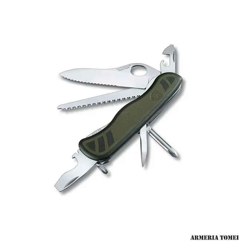 VICTORINOX - SWISS SOLDIER‘S KNIFE 08 GREEN/BLACK