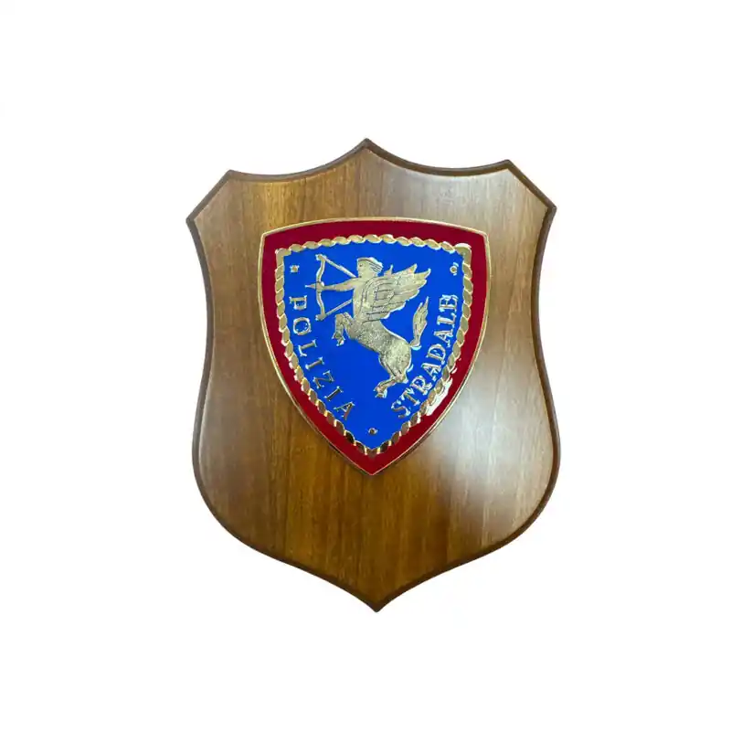 CREST - POLIZIA STRADALE CON SCATOLA