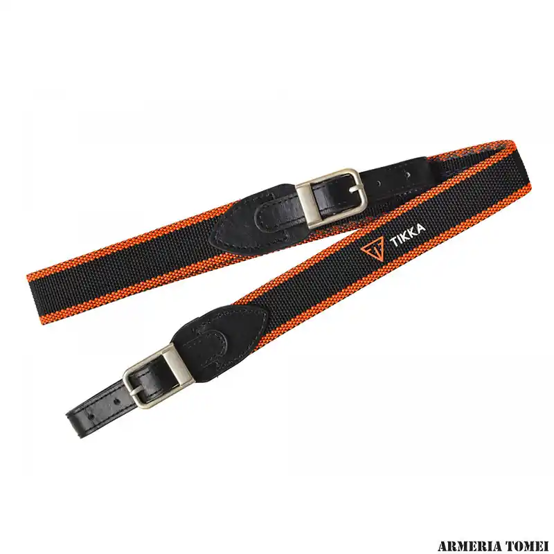 TIKKA - CINGHIA PER FUCILE IN NYLON PER T3X NERO/ARANCIO
