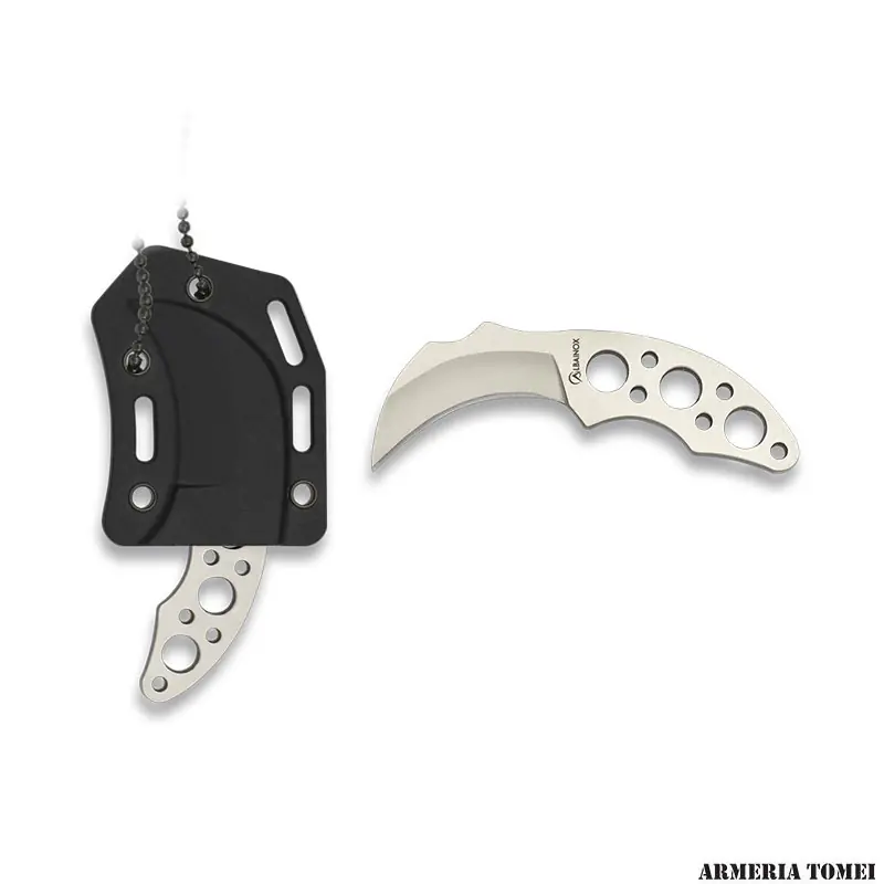 ALBAINOX - COLTELLO NECK KNIFE CON FODERO