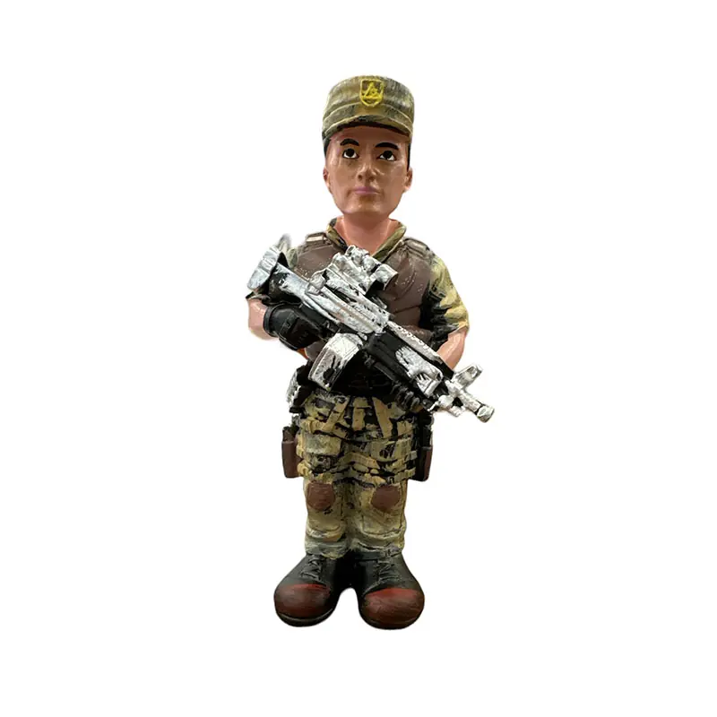 STATUETTA SOLDATO AMERICAN CORPS 16CM