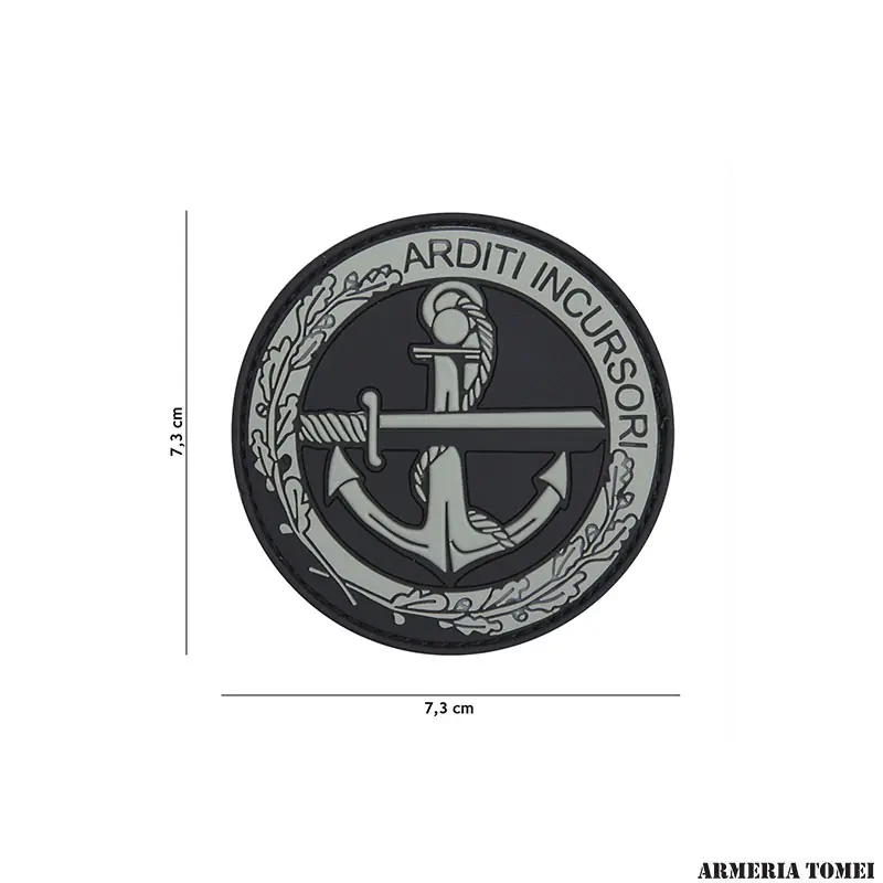 PATCH - 3D PVC ARDITI INCURSORI GRIGIO 11107