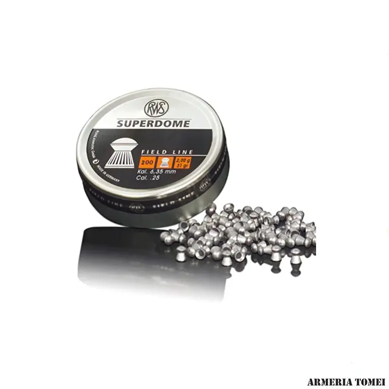 RWS - SUPERDOME FIELD LINE CAL 6,35 MM / .25 - 2,00 G / 31 GR (200 PZ)