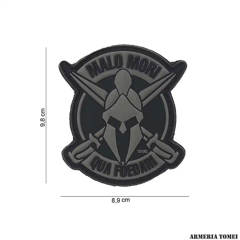 PATCH - 3D PVC MALO MORI GRIGIO 10113