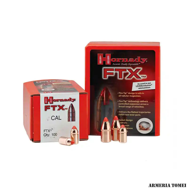HORNADY - PALLE FTX 358 " 200GR LEVEREVOL-35105 (100 PZ)
