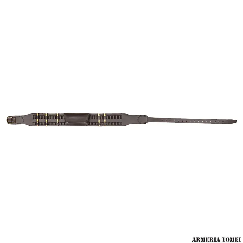 CARTUCCERA PER CARABINA IN PELLE CAL. 270-300W-30.06 (22 CELLE)