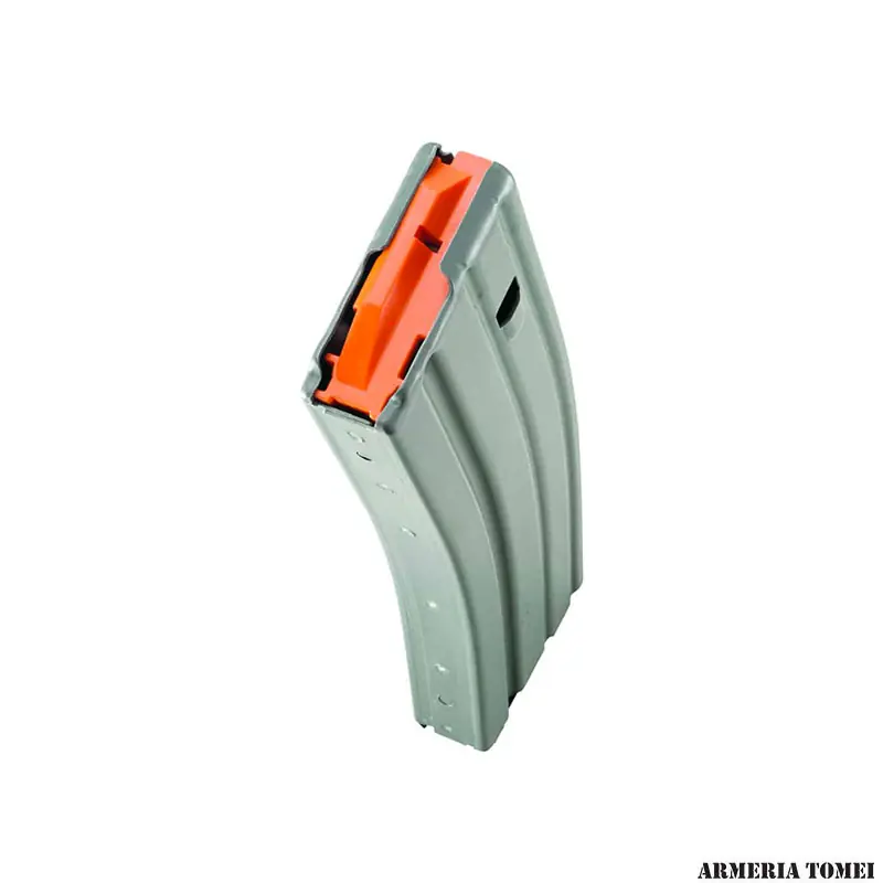 CARICATORE - DURAMAG Caricatore Speed AR15 .223R./5.56 Inf. 30 colpi, Anod. Grigio, T360, Elevatore Arancione, Molla Everflex