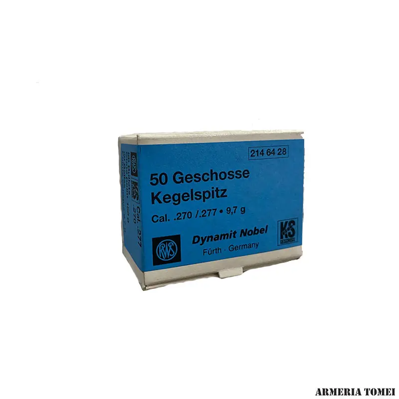 RWS - PALLE - KS GESCHOSSE .270 / .277 - 9,7G / 150GR QTY 50