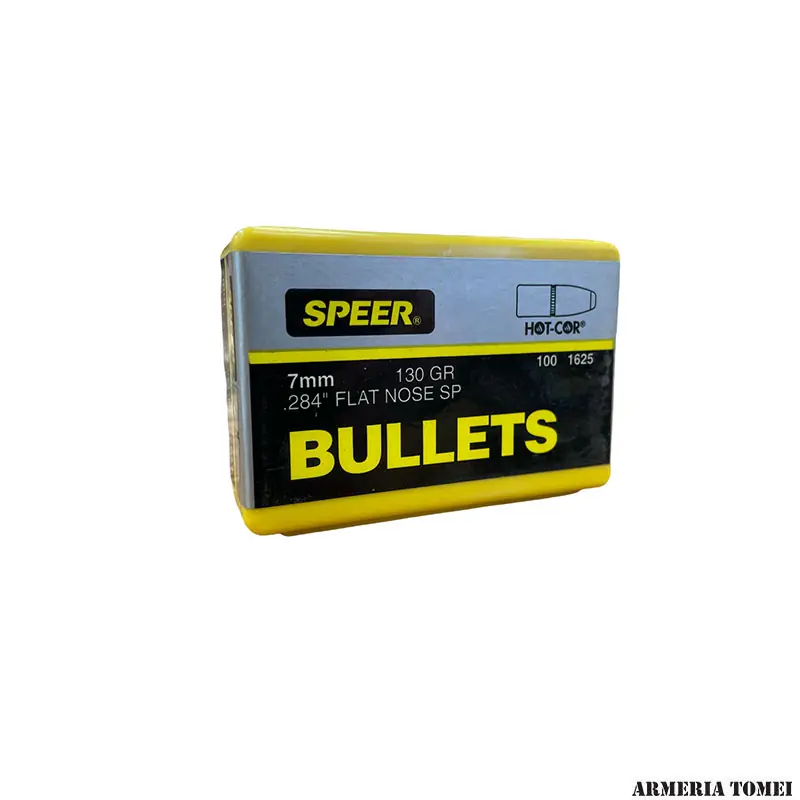 SPEER - HOT-COR 7mm (.284 ") GLAT NOSE SP 130GR (100 PZ) -1625