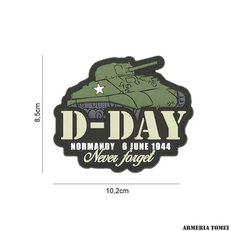 PATCH - 3D PVC D-DAY SHERMAN 7096