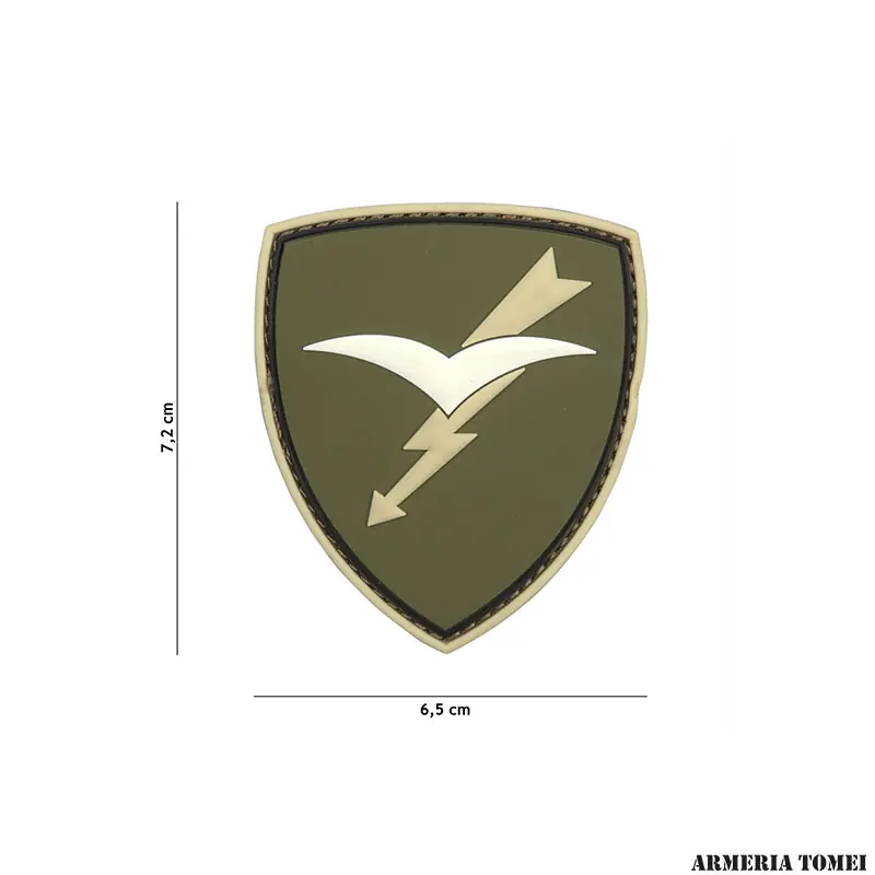PATCH - 3D PVC PARACADUTISTI BRIGATA FOLGORE VERDE 20063