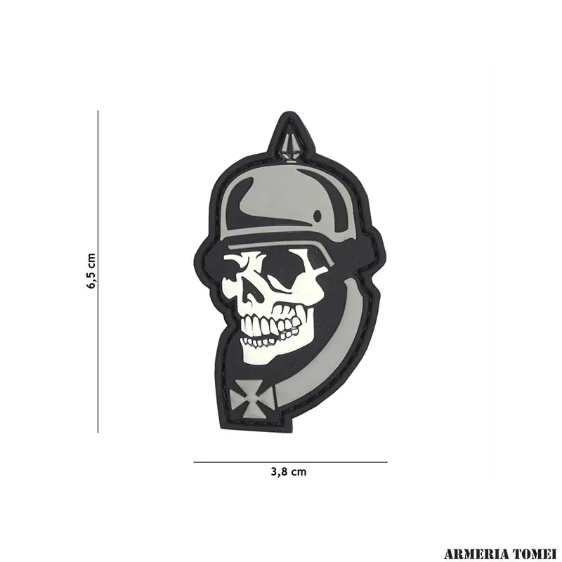 PATCH - 3D PVC WWI TESCHIO GRIGIO 20046