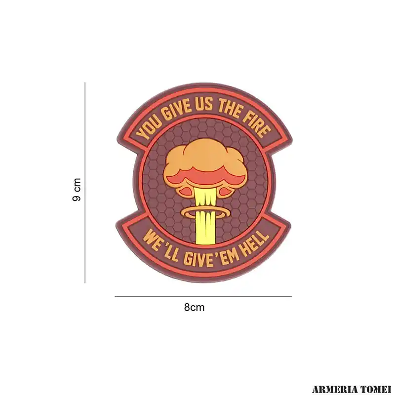 PATCH - 3D PVC WE GIVE ‘EM HELL 8092