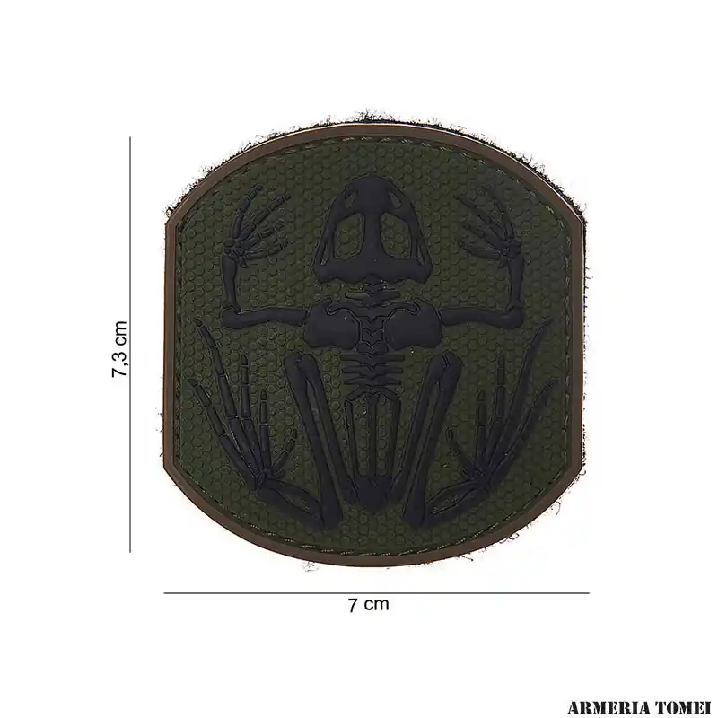 PATCH - 3D PVC FROG SKELETON 14008