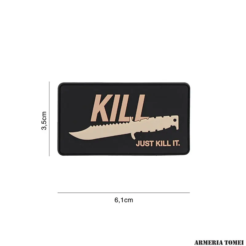 PATCH - 3D PVC JUST KILL IT DESERT 8122