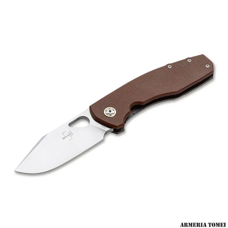 COLTELLO - BÖKER PLUS - F3.5 GREEN CANVAS MICARTA Grün