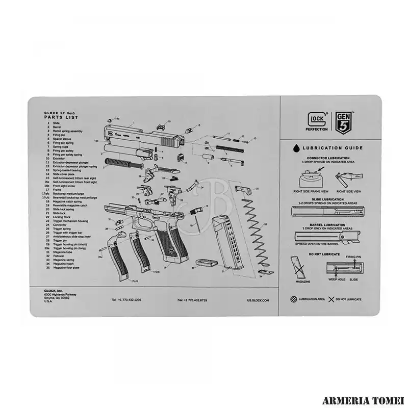GLOCK - TAPPETINO GEN5 -GRIGIO