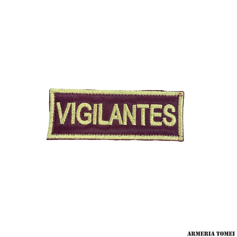 PATCH CON VELCRO VIGILANTES