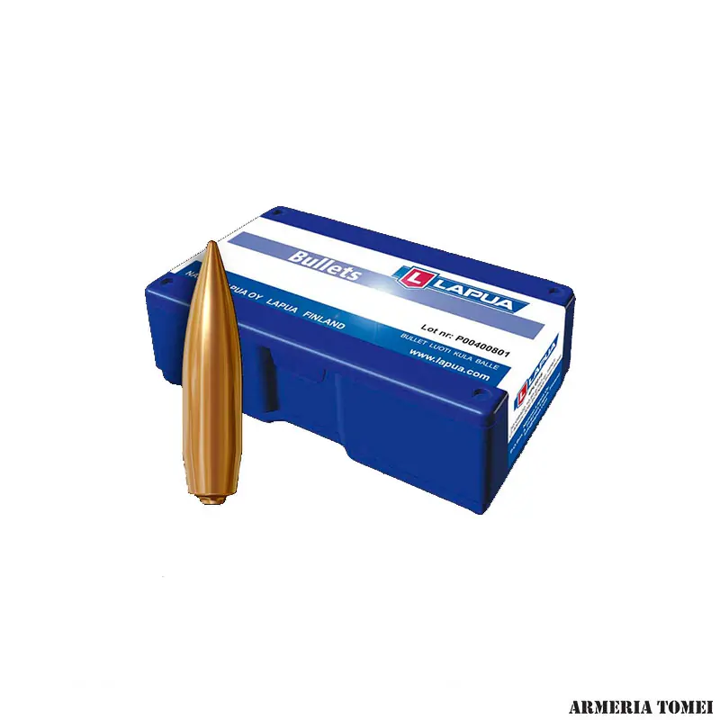 LAPUA - PALLE CAL. 338LM / 250GR LOCKBASE CONF. 100 PZ.